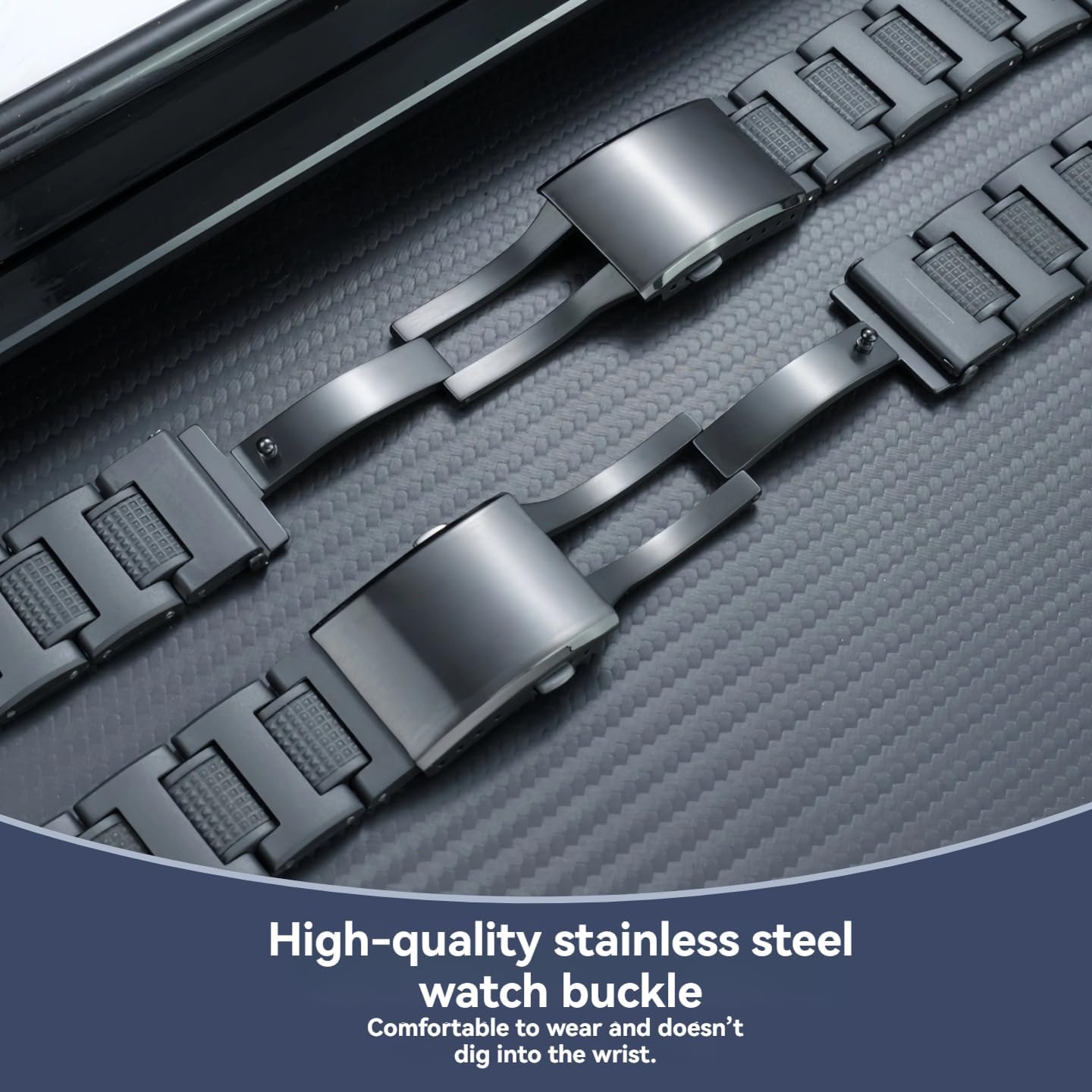 Lightweight composite plastic steel watch chain for Casio GPW-1000 series GPW1000 watch accessories