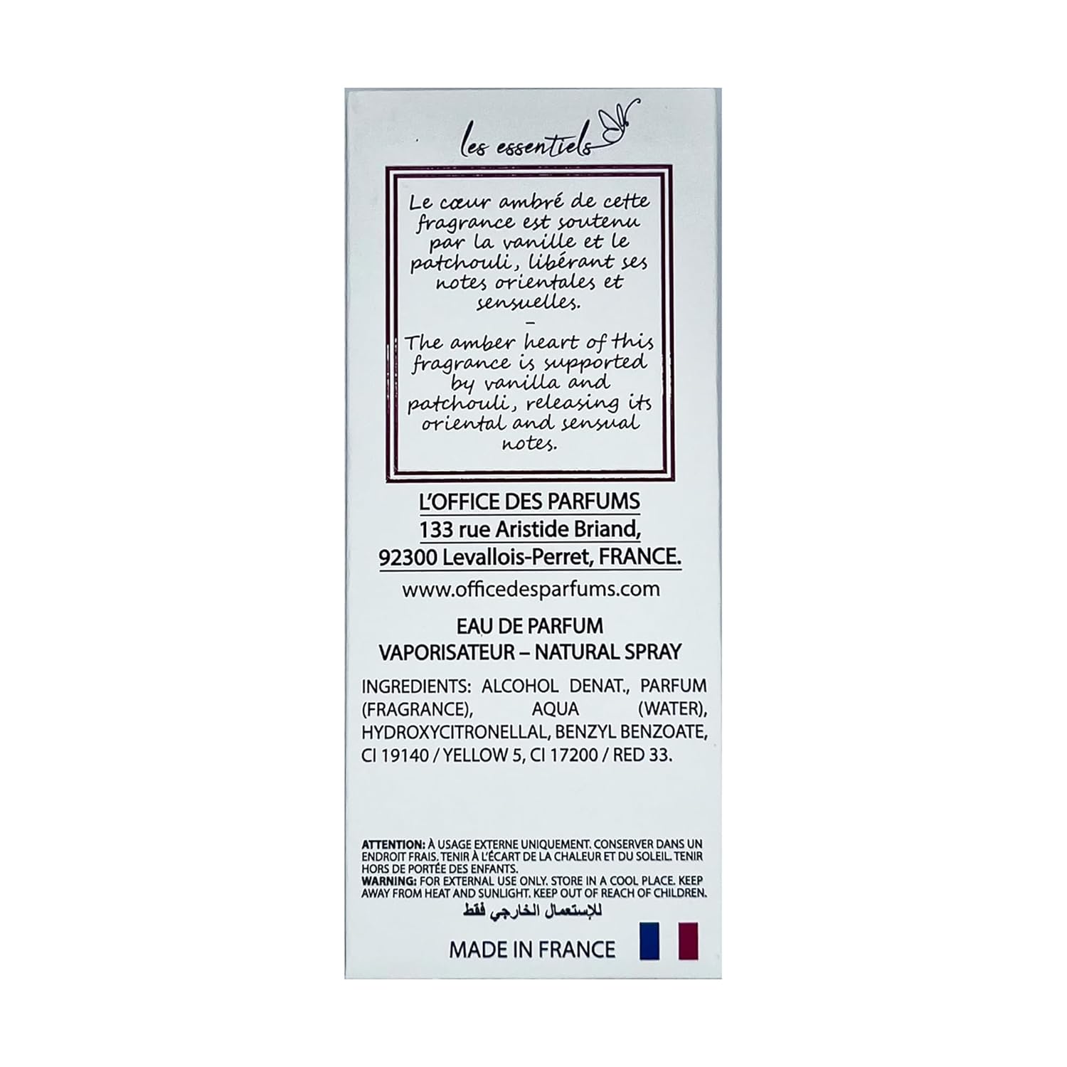 Les Essentials Ambre - Perfume for Women and Cologne for Men - Long-Lasting Amber Woody Fragrance - Anise, Cedar, Vanilla, Vetiver Notes - 2.7 oz - Image 6