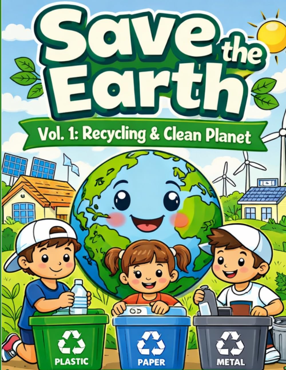 Save the Earth Coloring Book for Kids: Fun and Educational Pages About Recycling, Clean Planet and Eco-Friendly Habits for Kids