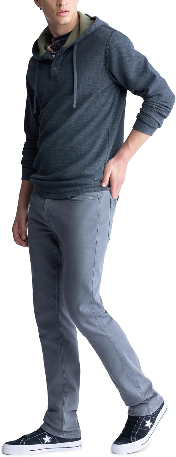 Buffalo David Bitton mens Long Sleeve Waffle Hoodie - Image 5