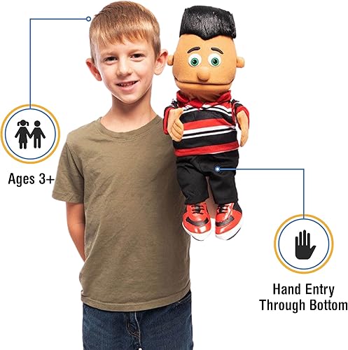 14" Jose, Hispano Niño, marioneta de mano