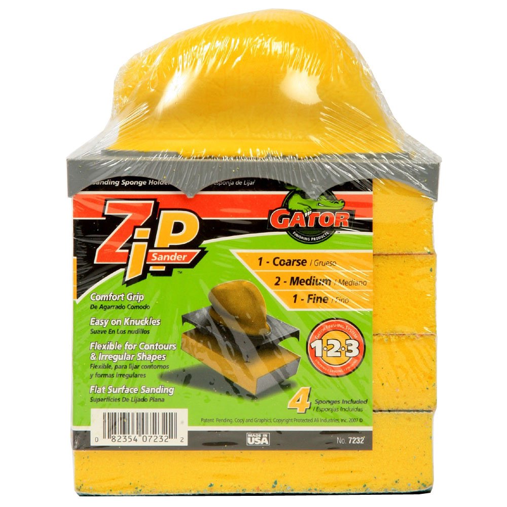 Gator Finishing 7232 Step-123 Zip Sanding Sponge Holder