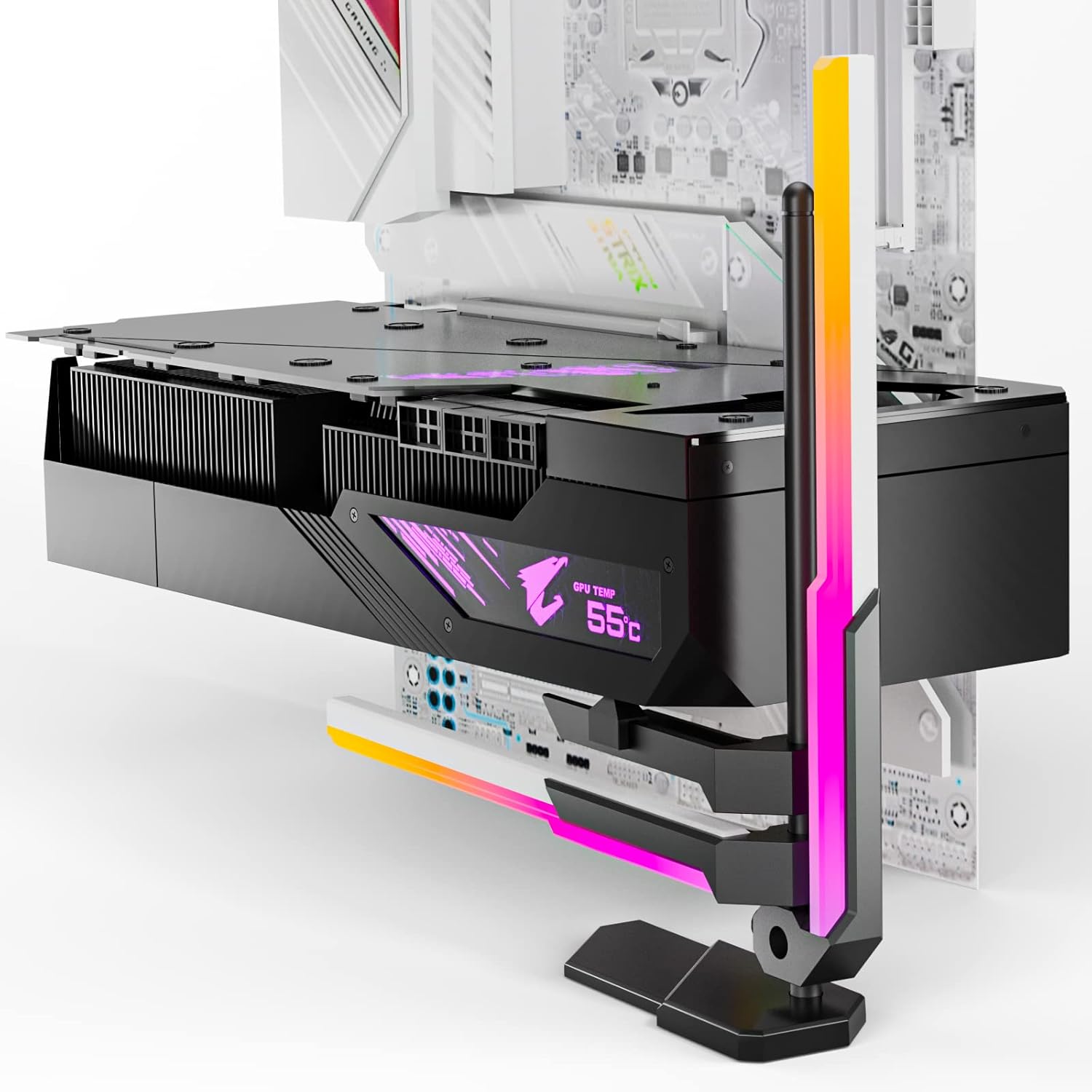 Amazon.co.jp Novonest GPUサポート グラフィックカードサポート グラボ 支え GPUブラケット グラボ ステー