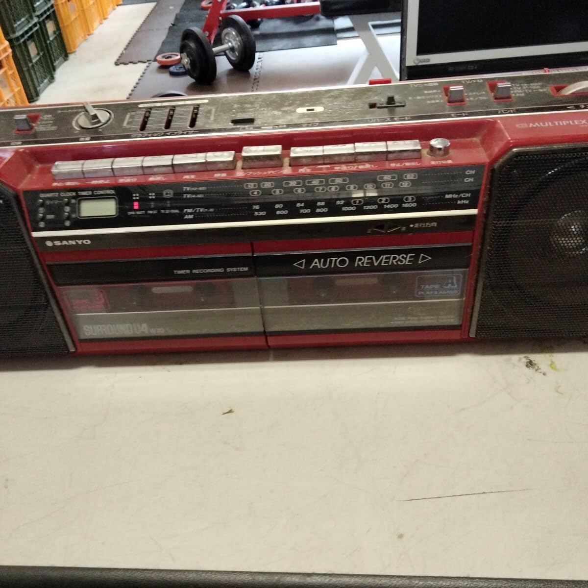 【送料込】SANYO 三洋電機　ダブルラジカセ「U4-W25」 SANYO Wラジカセ U4W25 - メルカリ