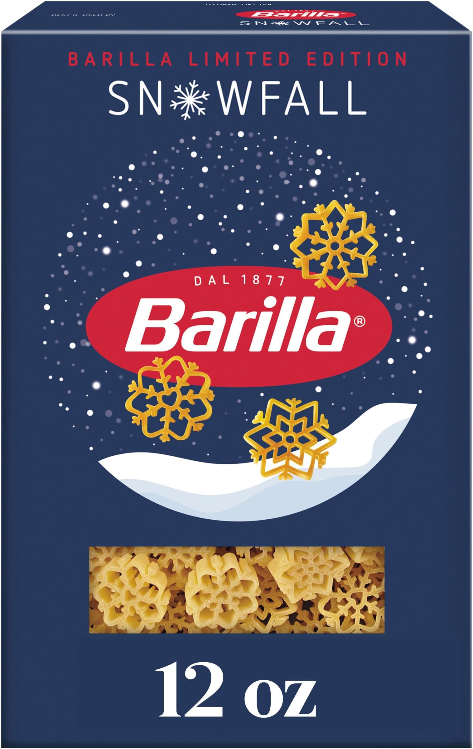 Limited Edition Snowfall Pasta, 12 oz. Box