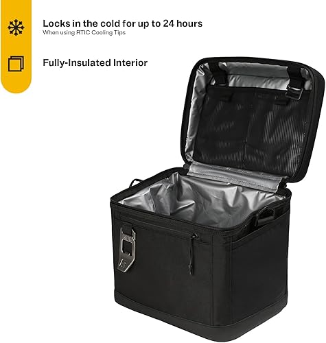 Miniatura 2 de RTIC - Enfriador diario para 15 latas, con aislamiento portátil, de lados suaves, para almuerzo, playa, bebidas, bebidas, viajes, campamento,