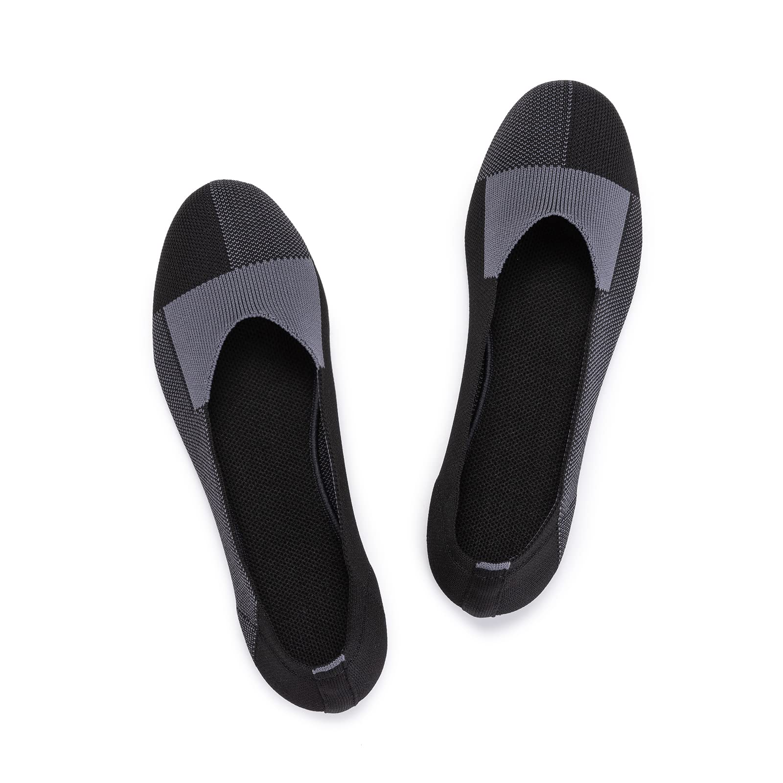 Frank Mully Damen Ballerinas Slip On Knit Kleid Schuhe Pumps Schuhe Runde Zehe