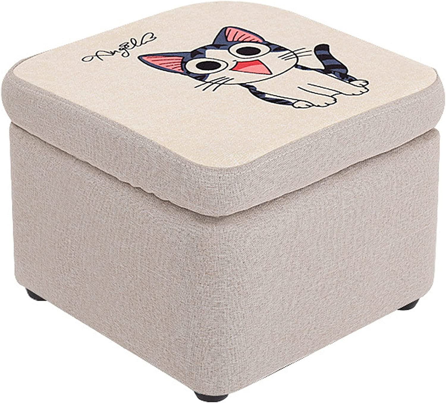 Repose-Pieds Ottomans Petit Tabouret pour Soulager les Jambes Lourdes avec Siège Moelleux