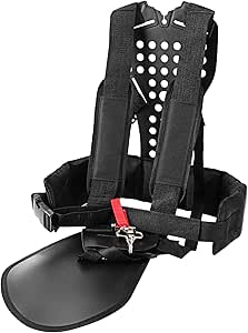 Doppia Tracolla Regolabile Per Decespugliatore - Set 2 Pezzi Con Guanti, Cintura Comfort Per Tagliaerba Da Giardino