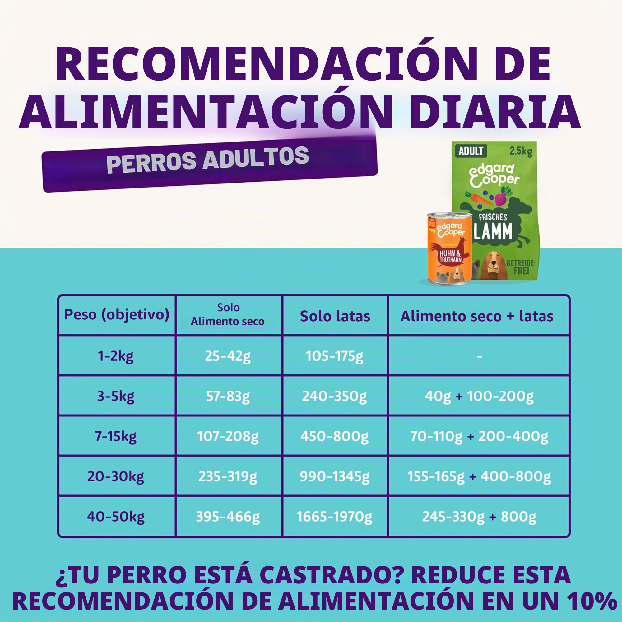 Edgard & Cooper - Comida húmeda para Perros (salmón y Pavo, 400 g x 6), sin Cereales, Ingredientes Naturales y Carne Fresca, Llena de aminoácidos Esenciales