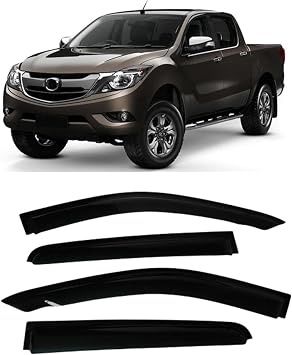 Side Window Deflector For Mazda Bt50 Bt-50 Pro 2012-2020 Car Wind Deflectors Window Visors Window rain Cover Deflector Awning Shield