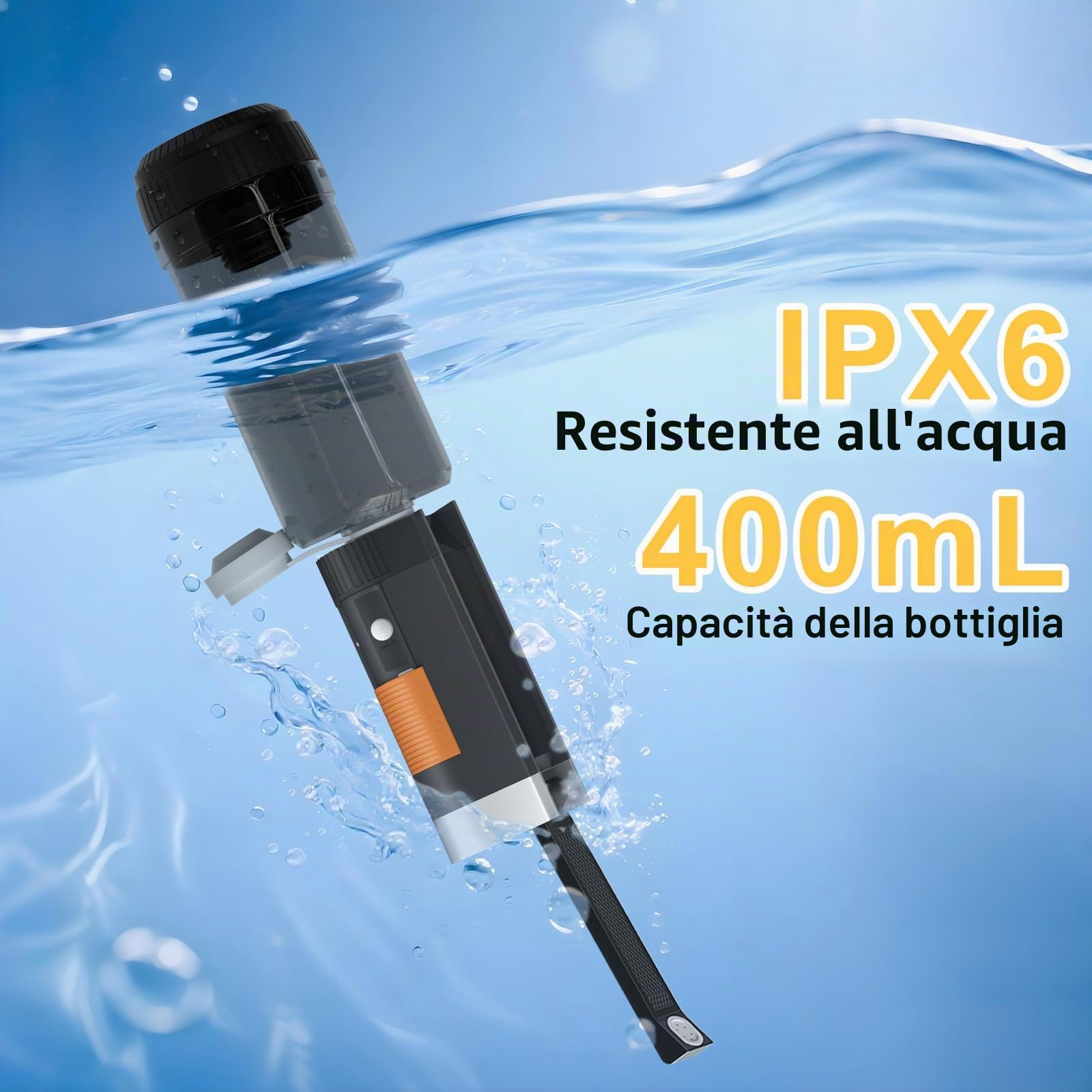 SoulBay Bidet portatile, bidet portatile portatile portatile da viaggio spruzzatore manuale elettrico per la cura personale, lavaggio del bambino, cura post-parto lenitiva