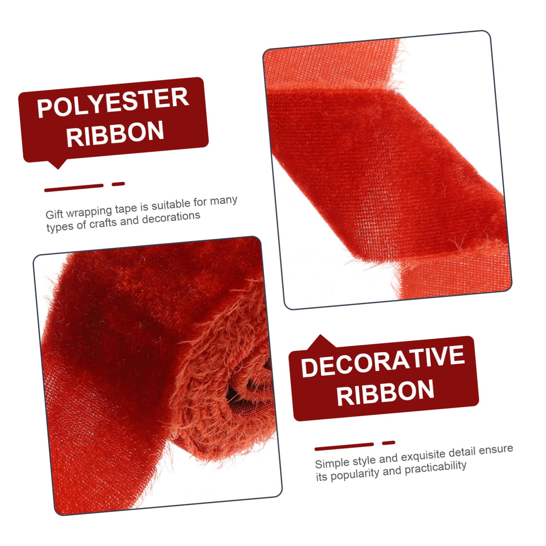 Lot De 4 Rubans Demballage Réutilisables En Satin Pour Décoration De Gâteaux 3 Rouleaux X 4