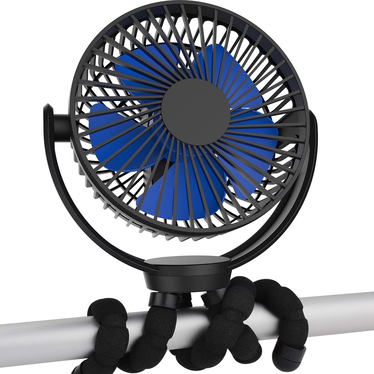 Buy KOONIE 5000mAh Portable Stroller Fan, 6 Inch Rechargeable Clip Fan