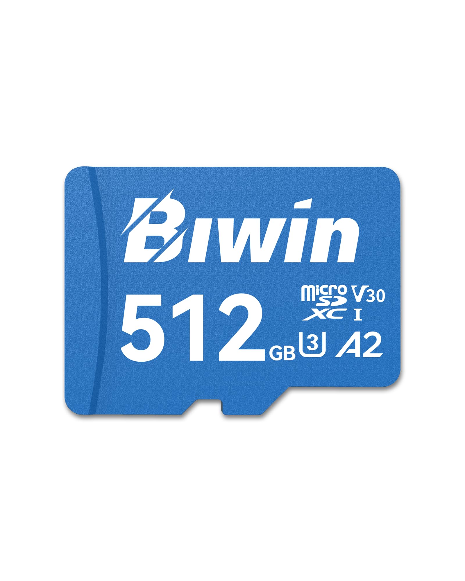 Carte Micro SDXC Biwin MS210, 512 Go, jusqu'à 210 Mo/s, UHS-I V30 4K UHD A2 U3. Compatible avec appareils Photo numériques, Smartphones, caméras d'action et Drones.