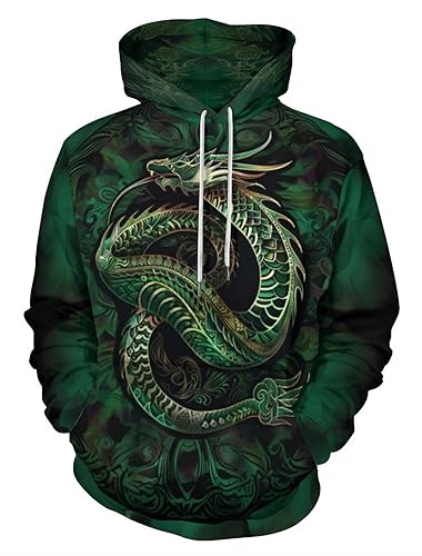 Men's Digital Print Sweatshirts Hooded Top Galaxy Pattern Hoodie