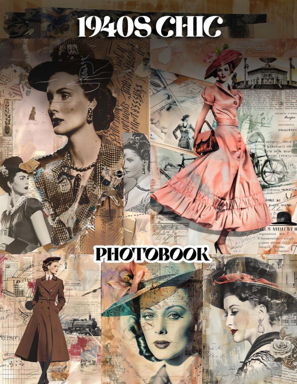 1940s Chic Photo Book: Sophisticated Vintage Photography Collection With Classic Fashion Moments And Elegant 1940s Style Scenes