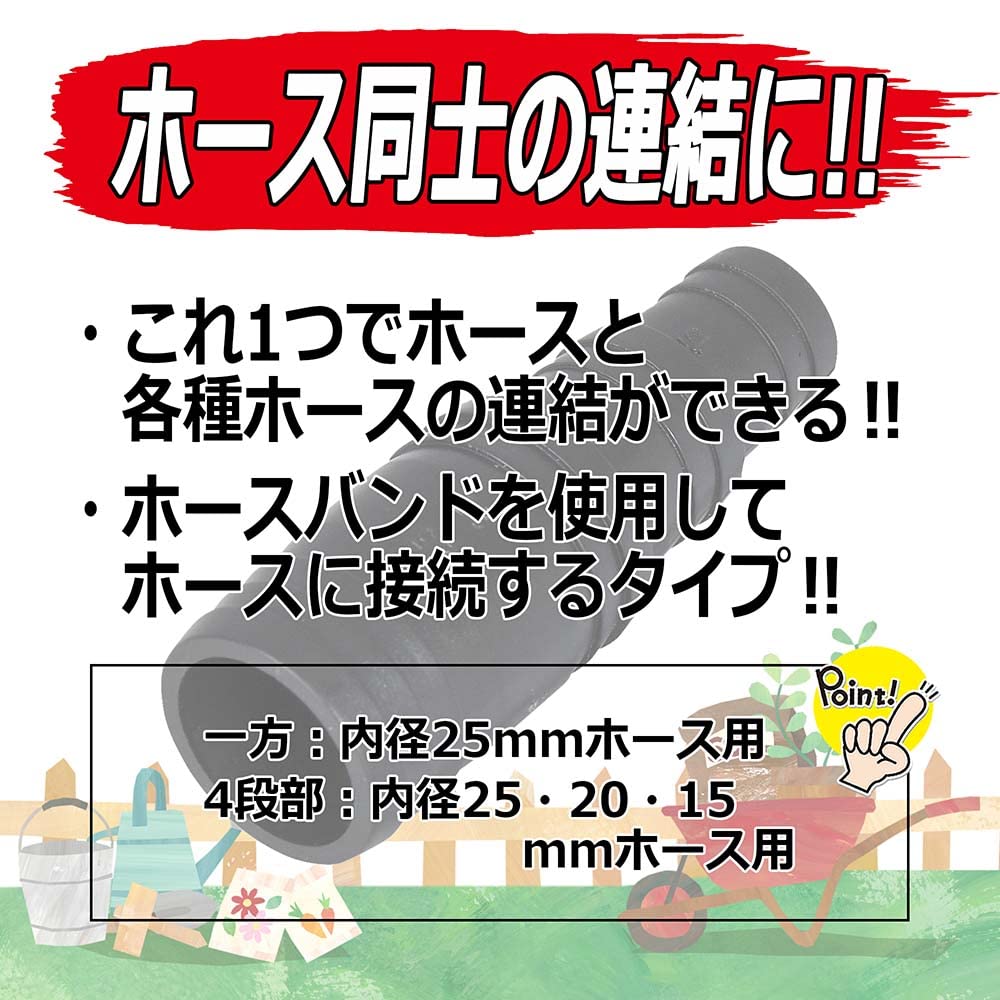 Amazon | セフティー3(Safety-3) 3段ホースコネクター 25mm・20mm