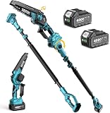 SEESII 2-in-1 Electric Pole Saws for Tree Trimming