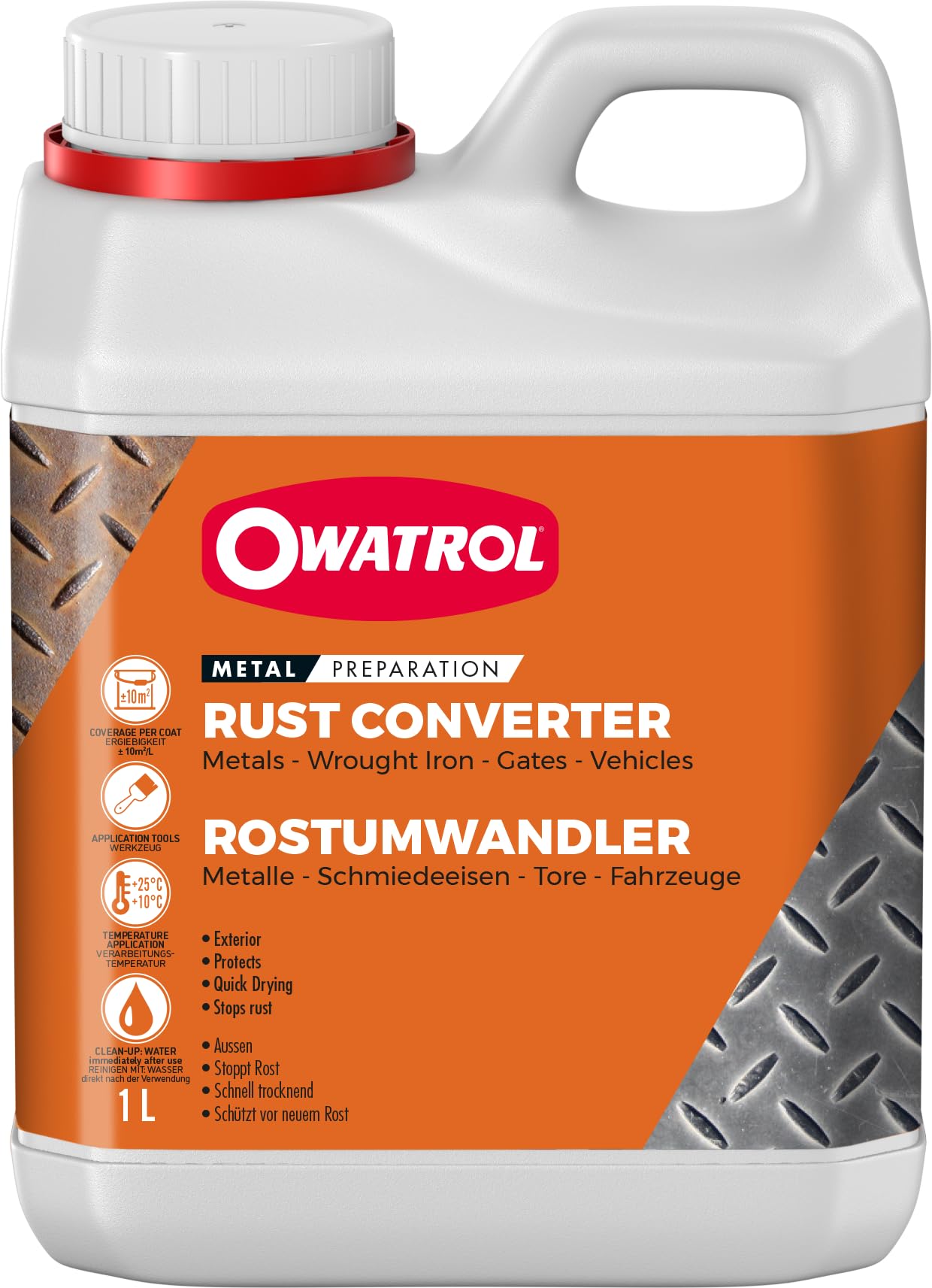 OWATROL Rostkonverter – Rostschutzgrundierung für Auto und Metall
