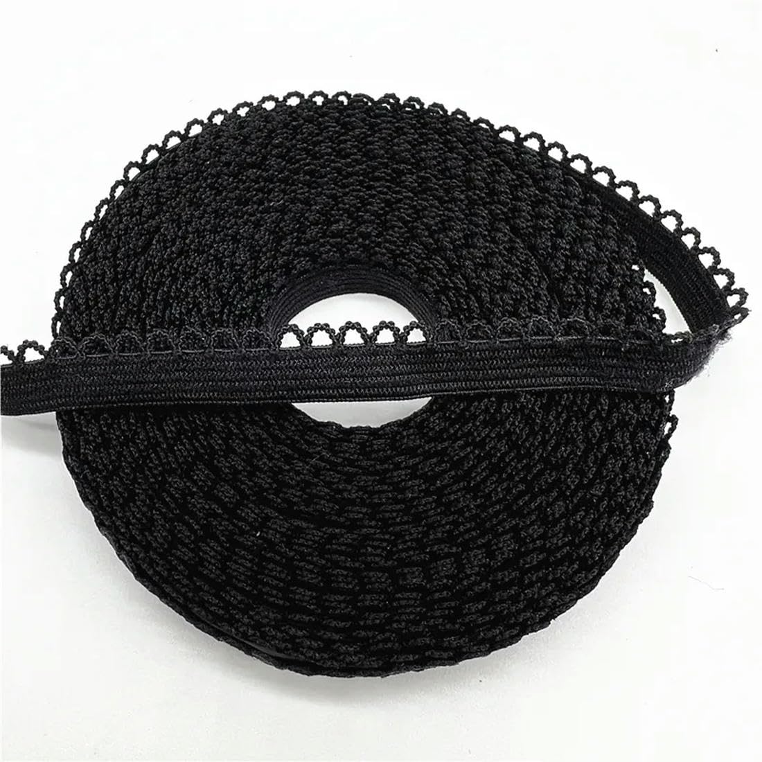 3 Metri/lotto) Tessuto Di Pizzo Elastico Bianco Da 17cm Biancheria Intima France - Foto 6