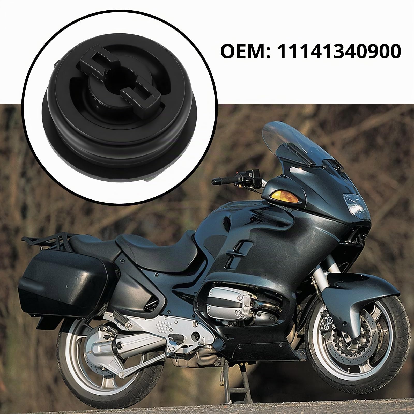 EMSea Tappo Di Riempimento Dell'olio Motore Per Moto 11141340900 Compatibile Con BMW R1100S R1150GS