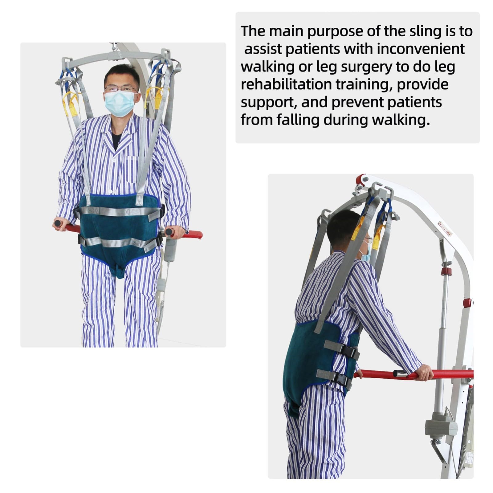Imbracatura Per Sollevatore Disabili Imbracatura Universale Comfort Nastro Scorrevole Assistito Dal Paziente Cintura Di Sollevamento Per Il Sollevamento Del Paziente In Piedi In Piedi L