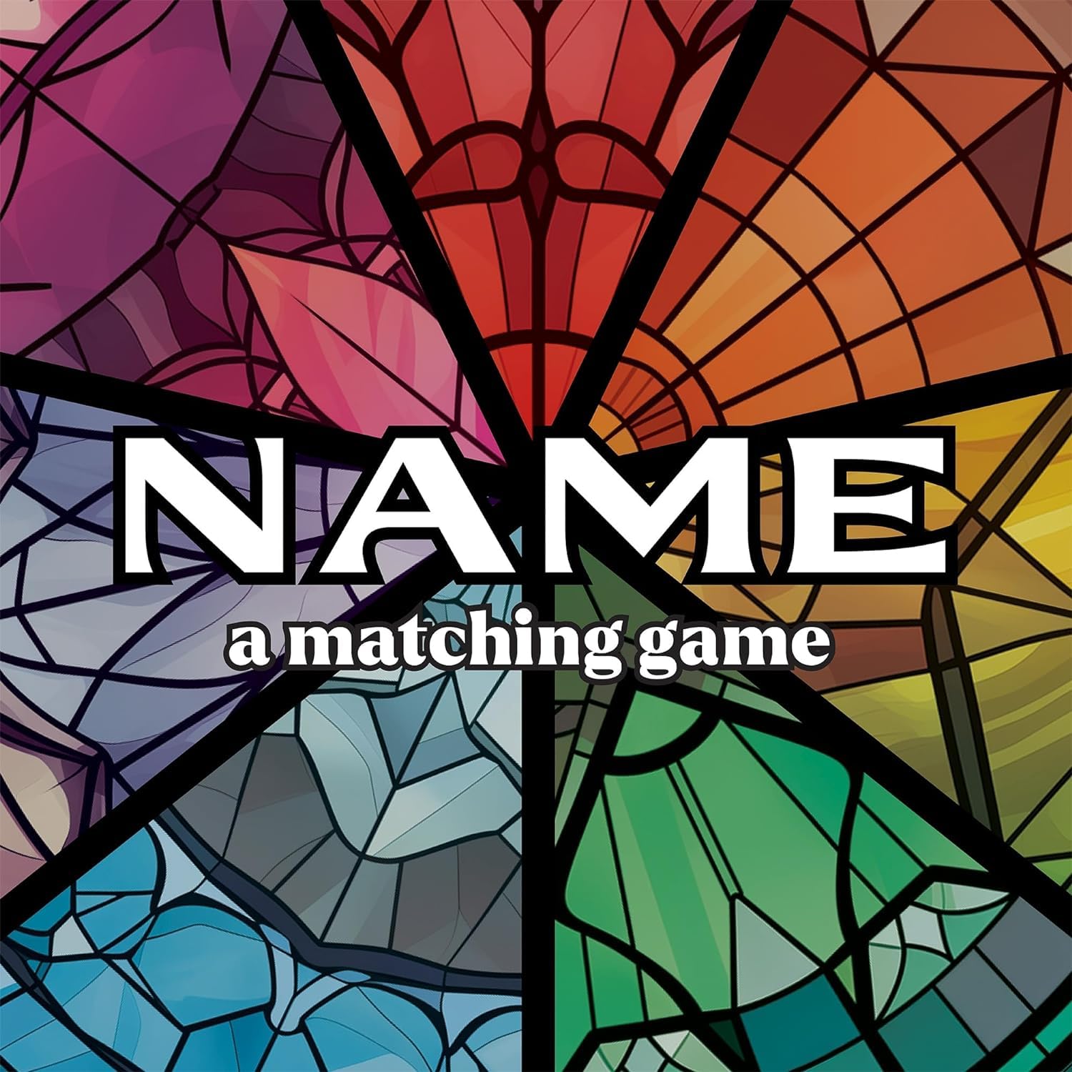 Name: an Easy to Learn Stained Glass Themed Matching Game with Cards as Beautiful and Unique as The Names of God