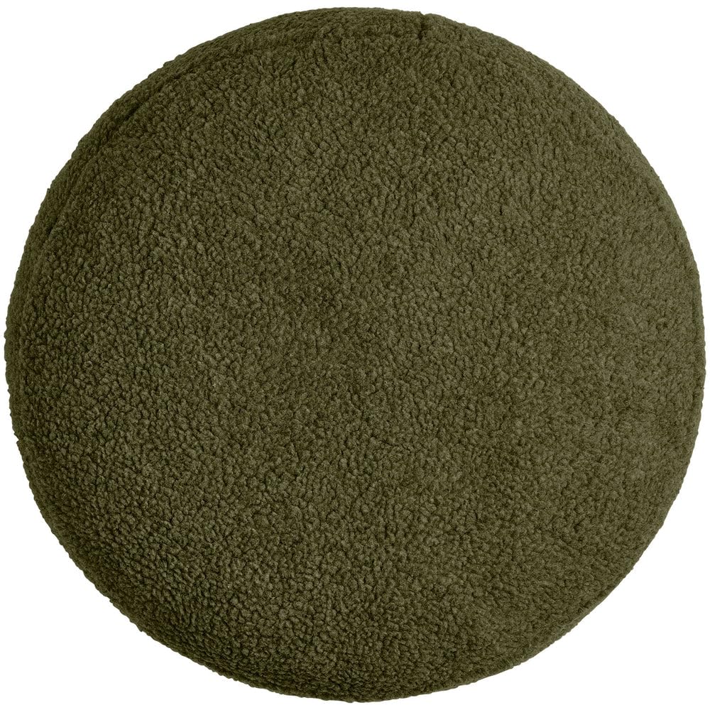 HUNTER Hundekissen KUMARA, Farbe: Khaki, kuschelig weicher Teddyplüsch, Rutschhemmende Unterseite, trendig, großzügige Füllung, Bezug maschinenwaschbar, Größe 90 cm