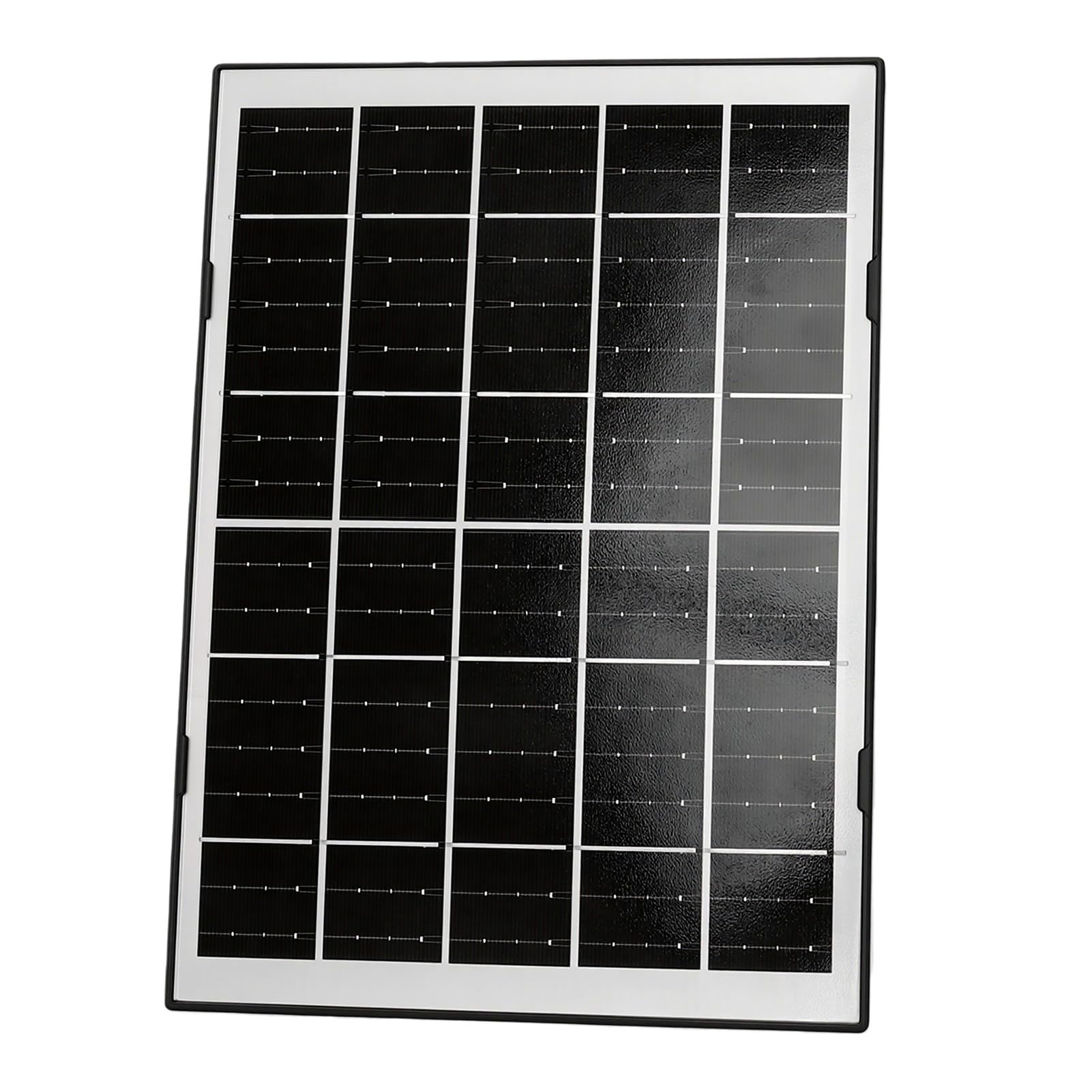 XUMIUZIY Pannello Solare Portatile 4W USB Tipo C per Telecamera di (WHITE) | Materiale ABS, Impermeabile IP65, Batteria Interna da 15000mAh, Supporto Regolabile a 360°, Compatibile con Dispositivi a 5V.