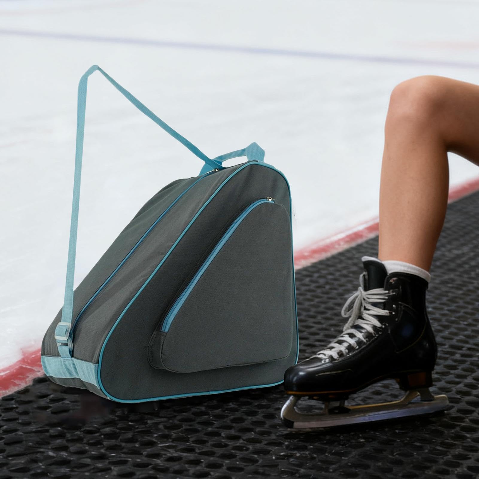 Rollschuh-Tasche – Rucksack mit verstellbaren Trägern, Rollschuh-Taschen für Mädchen, Quad-Stiefel-Pack für Skifahren, Ausrüstung, Reisen, Kinder, Damen, Herren, Jugendliche, Outdoor, Athletik