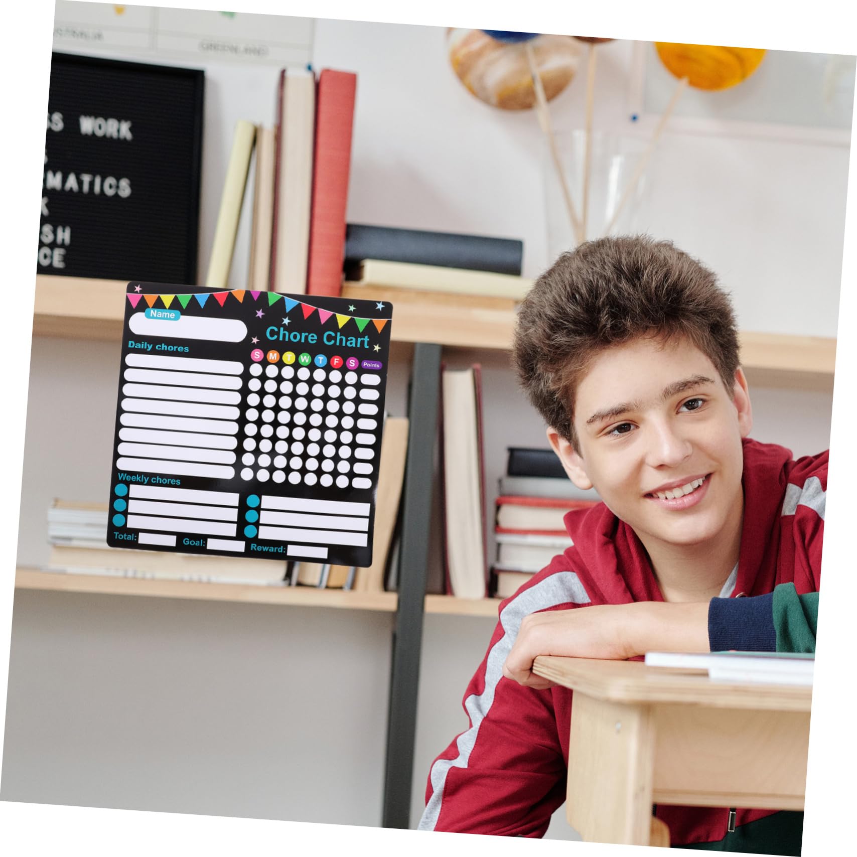 Planificador Semanal De 3 Piezas Para Tareas Familiares Tabla De Recompensas Calendario Visual Para Recompensas Magnéticas Tabla De Responsabilidad Para Niños Imán De Goma