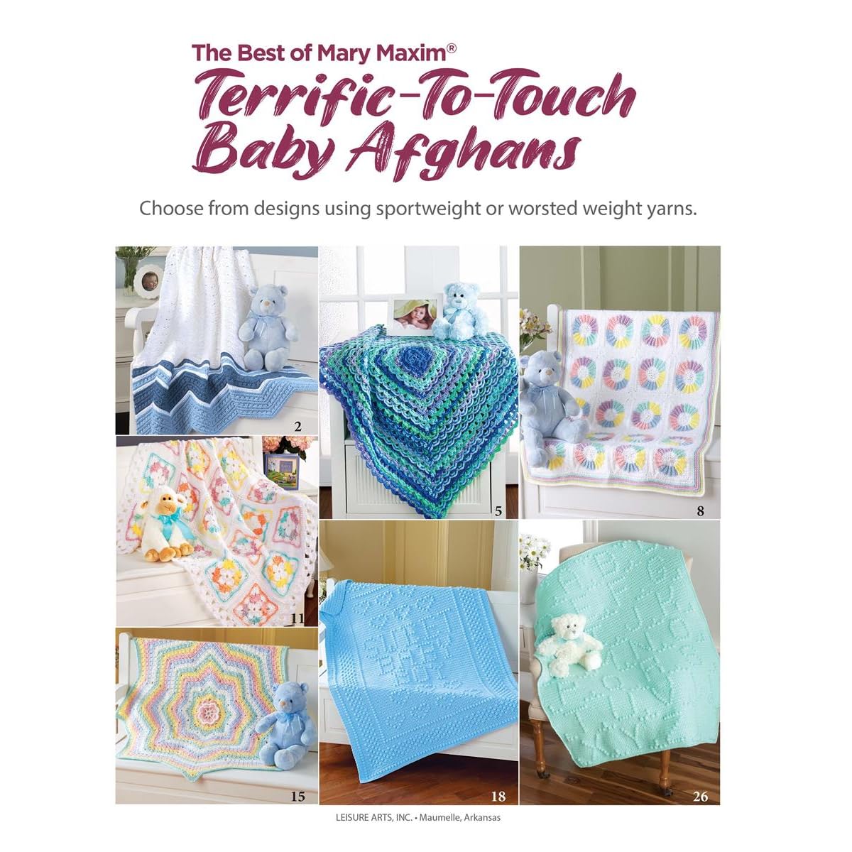 Leisure Arts LEA Terrific To Touch Baby Afghans - Image 7