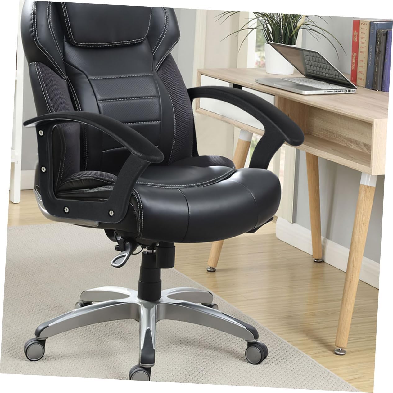 jojofuny 4Pcs Sturdy Chair Arm Rests Replacement Parts for Office and Gaming Chairs Arm Rest Accessories for Comfort and Stability