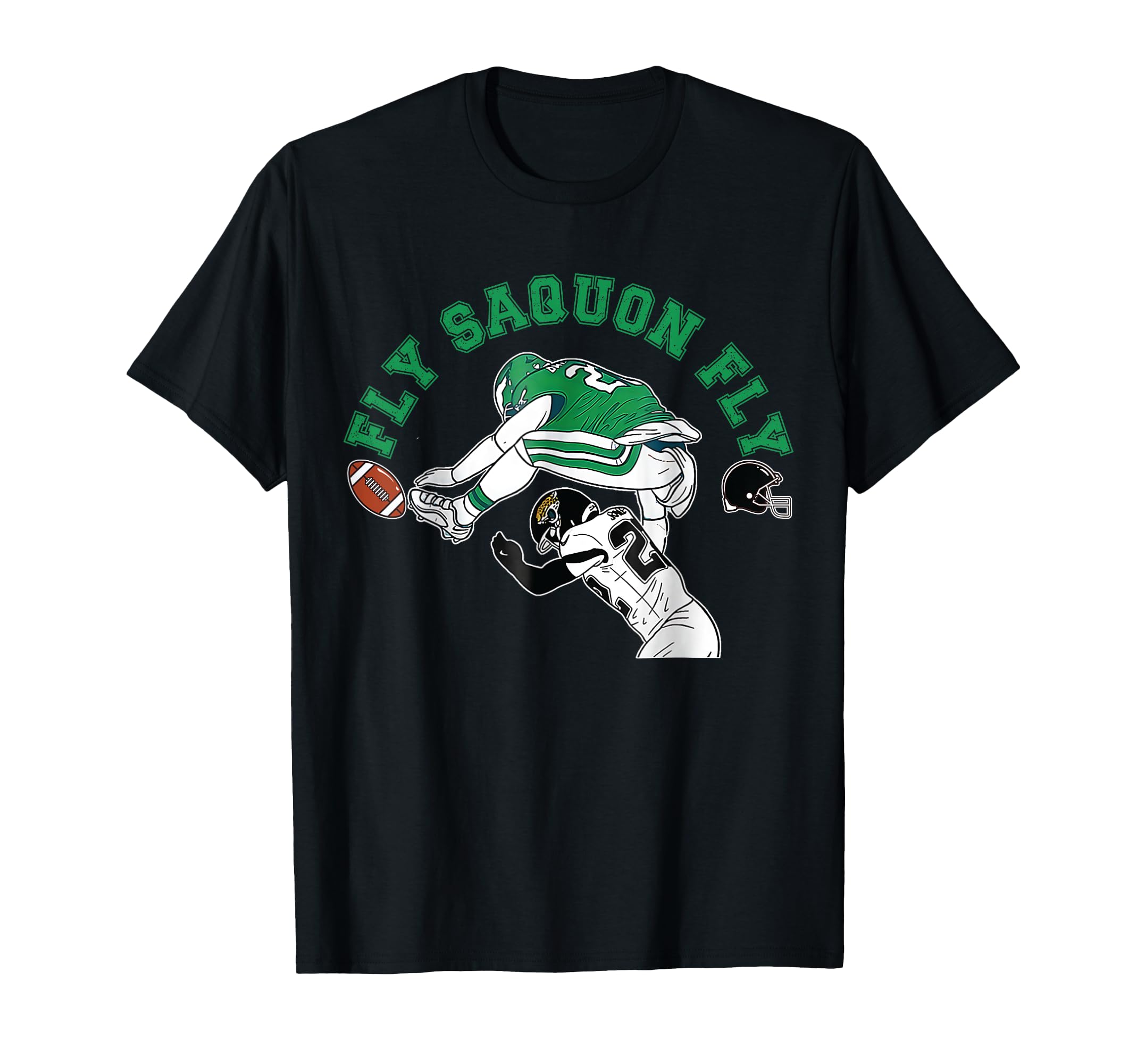 Fly Saquon Fly Eagles Barkley The Reverse Hurdle 2024 T-Shirt