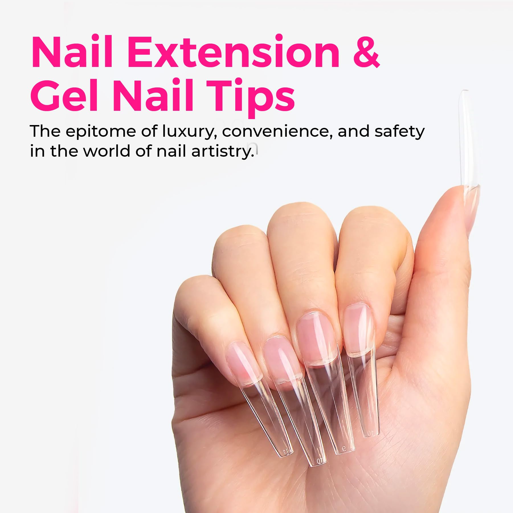 LLBA Soft Gel Nail Tips, 360Pcs Soft Gel Nail Extension Tips - Image 2