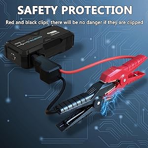 COSSIFTW Jump Starter 3000A Peak Car Starter Cold Crank(Up to 10L Gas or 8L Diesel Engine) 12V Jump Box Battery Booster Portable Power Pack with USB Quick Charge for Pickup Motorcycle Boat RV Tractor