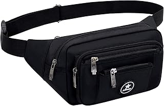 Ariineer Marsupio Sportivo Grande per Corsa Ciclismo Escursione Campeggio Running Outdoor Escursioni Cintura Corsa da Uomo Donna Impermeabile Marsupio con la Tracolla Regolabile