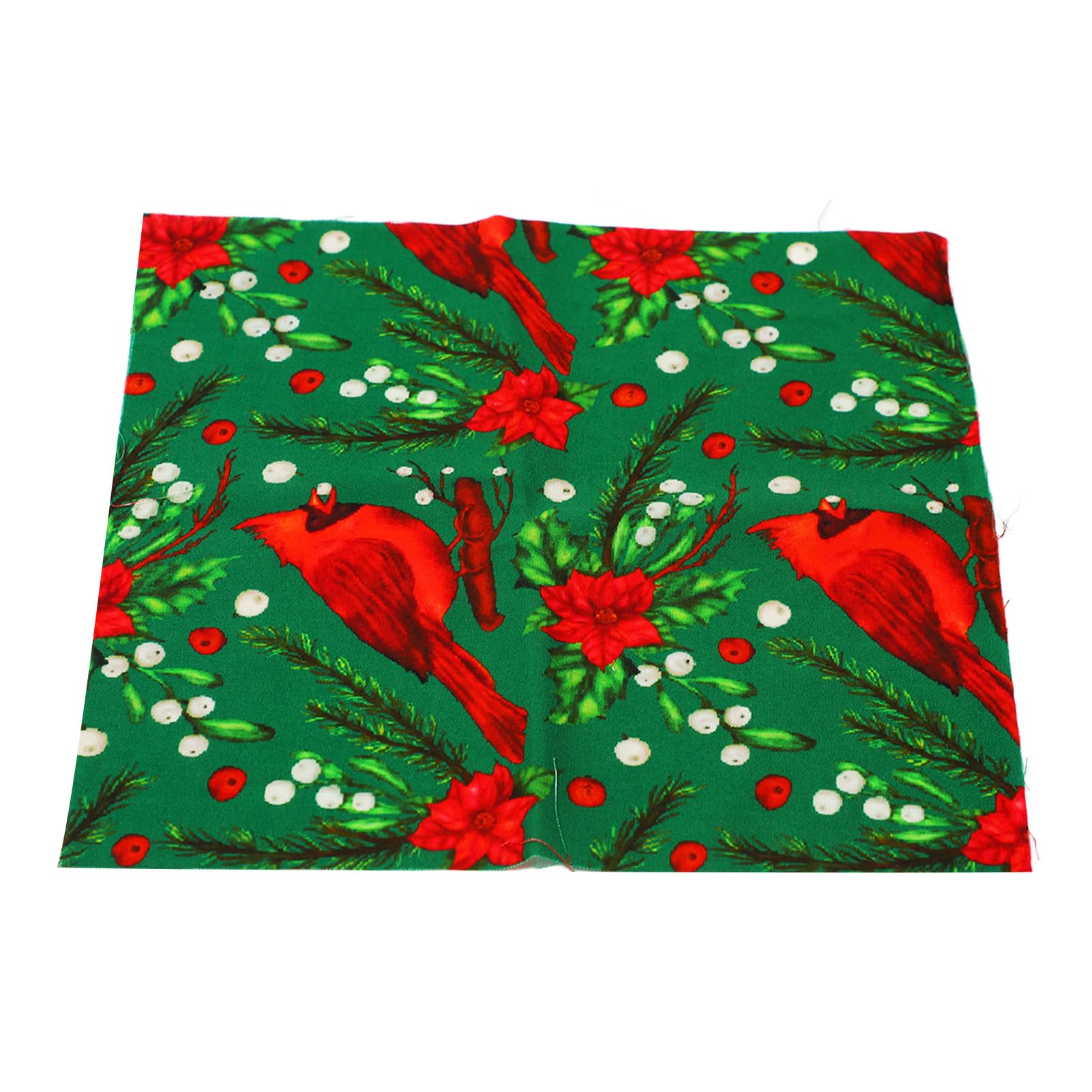 Tricoline 100% Algodón - NV018 RETAZO Navidad Copos Dorado Fondo Rojo