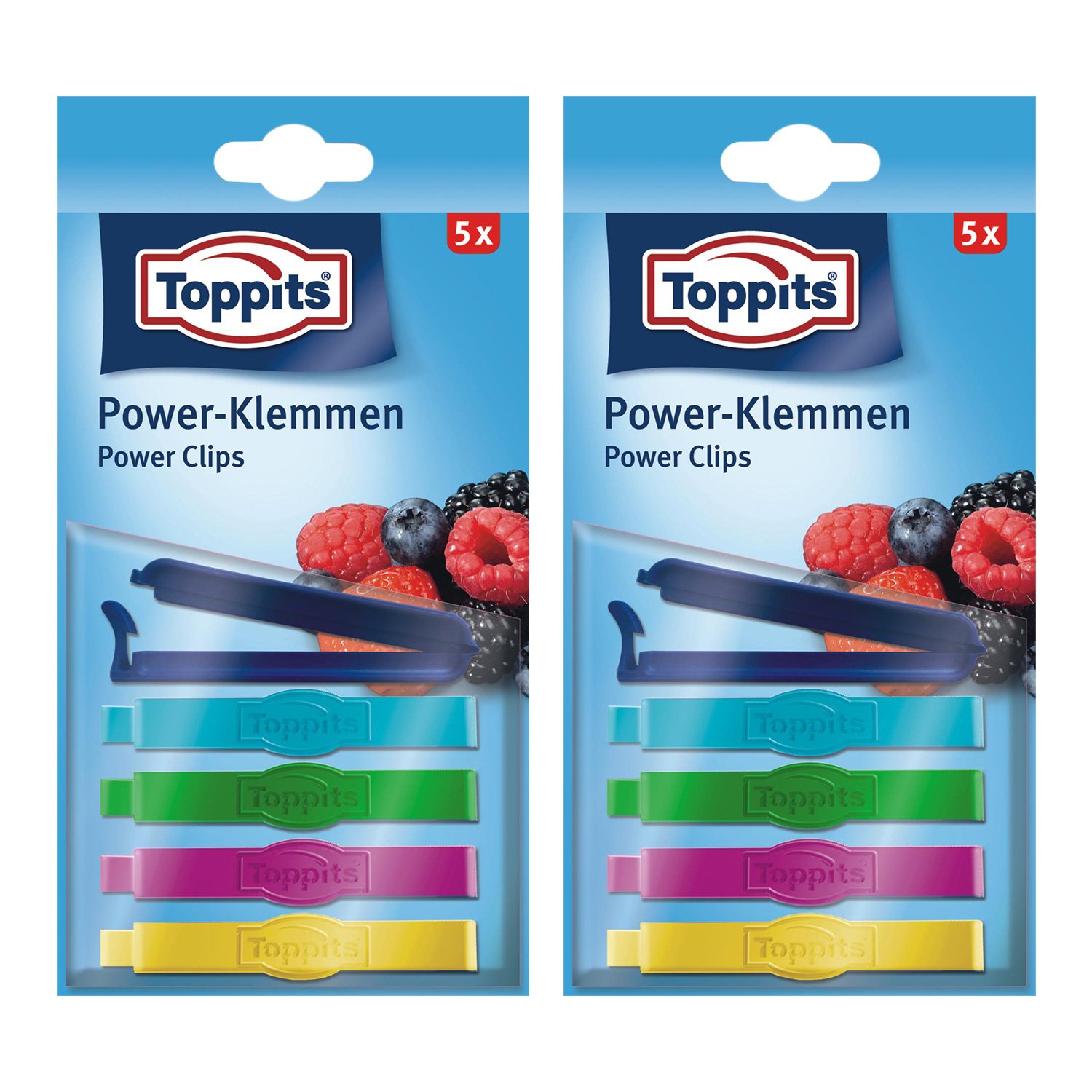 Toppits Toppits Power 10 Stück Clips / Gefrierclips gefriergeeignet bis -40°C