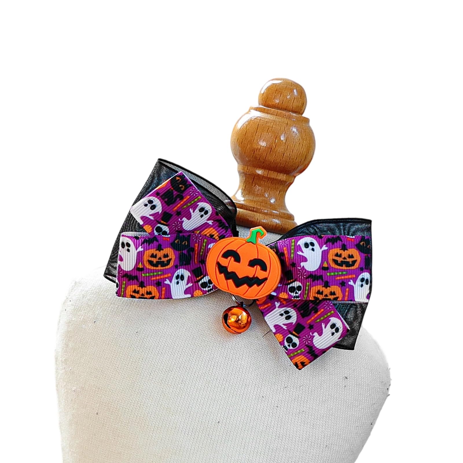 Kalttoy Pet Costume Neckwear Halloween Parties Decoration with Reflective Strips for Dogs Cats Night Pet Collar