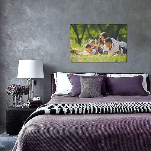 Miniatura 5 de Custom Canvas Prints, Personalized Photo Wall Decor Customized Photo Prints Custom Photo Gift Wall Art for Living Room, Bedroom, Wedding Baby Pet