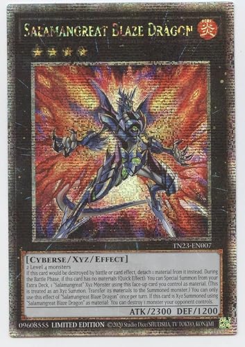 Salamangreat Blaze Dragon TN23-EN007 - Cuarto de siglo secreto raro - Edición limitada
