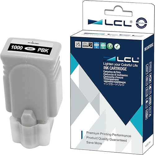 Miniatura 7 de LCL Cartucho de tinta compatible con pigmento de repuesto para Canon PFI-1000 PC PFI-1000PC 0550C002 imagePROGRAF PRO-1000 (1 paquete Photo Cyan)