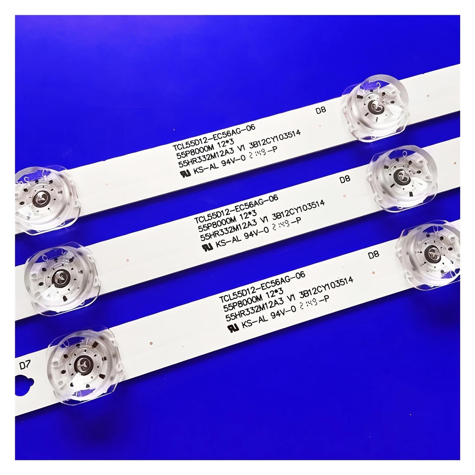 100% nouveau 3 pièces/Kit TV bandes LED for 55pfl6775