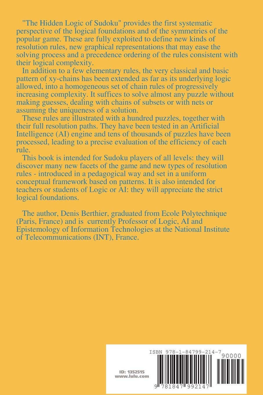 The Hidden Logic of Sudoku (Second Edition)