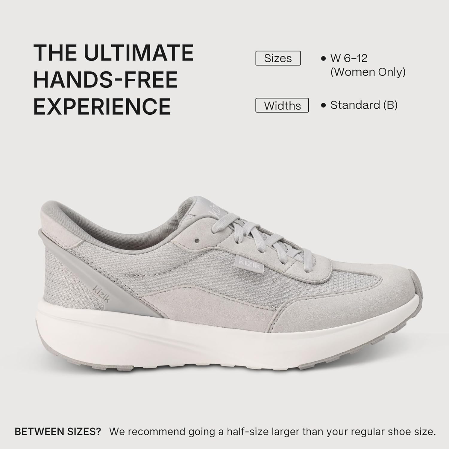 Kizik Womens Shoes: Charlotte - Comfortable, Breathable, Casual Slip On Sneakers, Lightweight Mesh, Hands Free Convenience in a Timeless Style - Womens Regular Width - Image 4