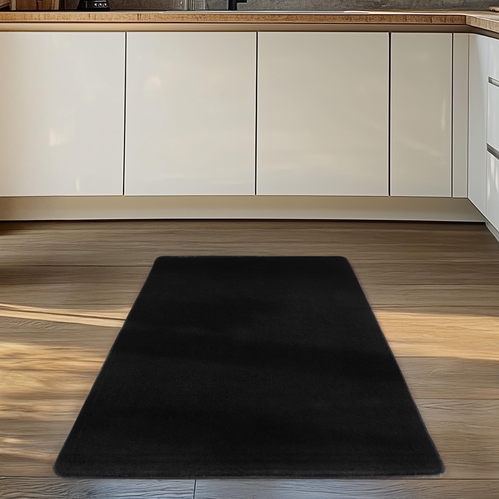 Carpettex Teppich Kurzflor Teppich Waschbar, rund, rutschfest & weich, modernes einfarbiges Design für Wohnzimmer, Schlafzimmer, Küche & Kinderzimmer.
