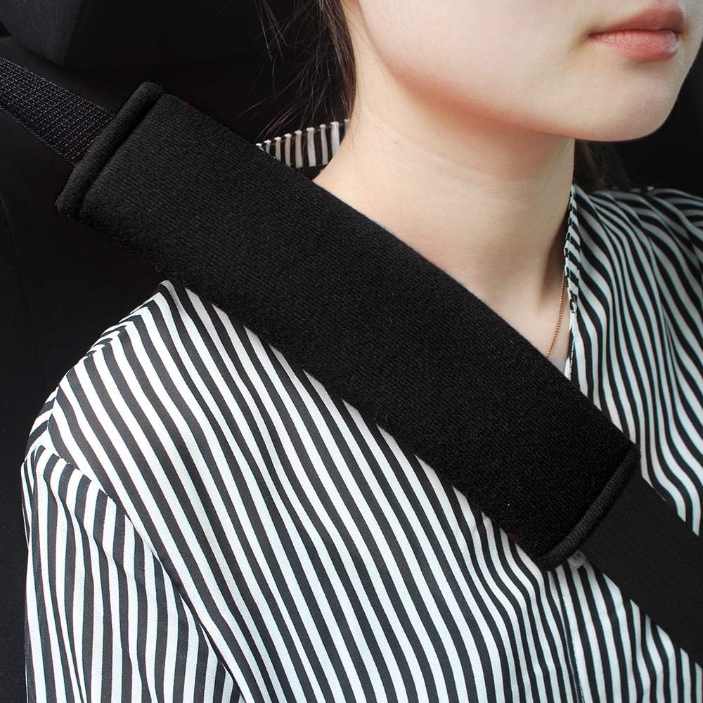 GAMPRO Universal Car Seat Belt Shoulder Pad Cover - Soft &Breathable Strap Cover for Adults and Kids