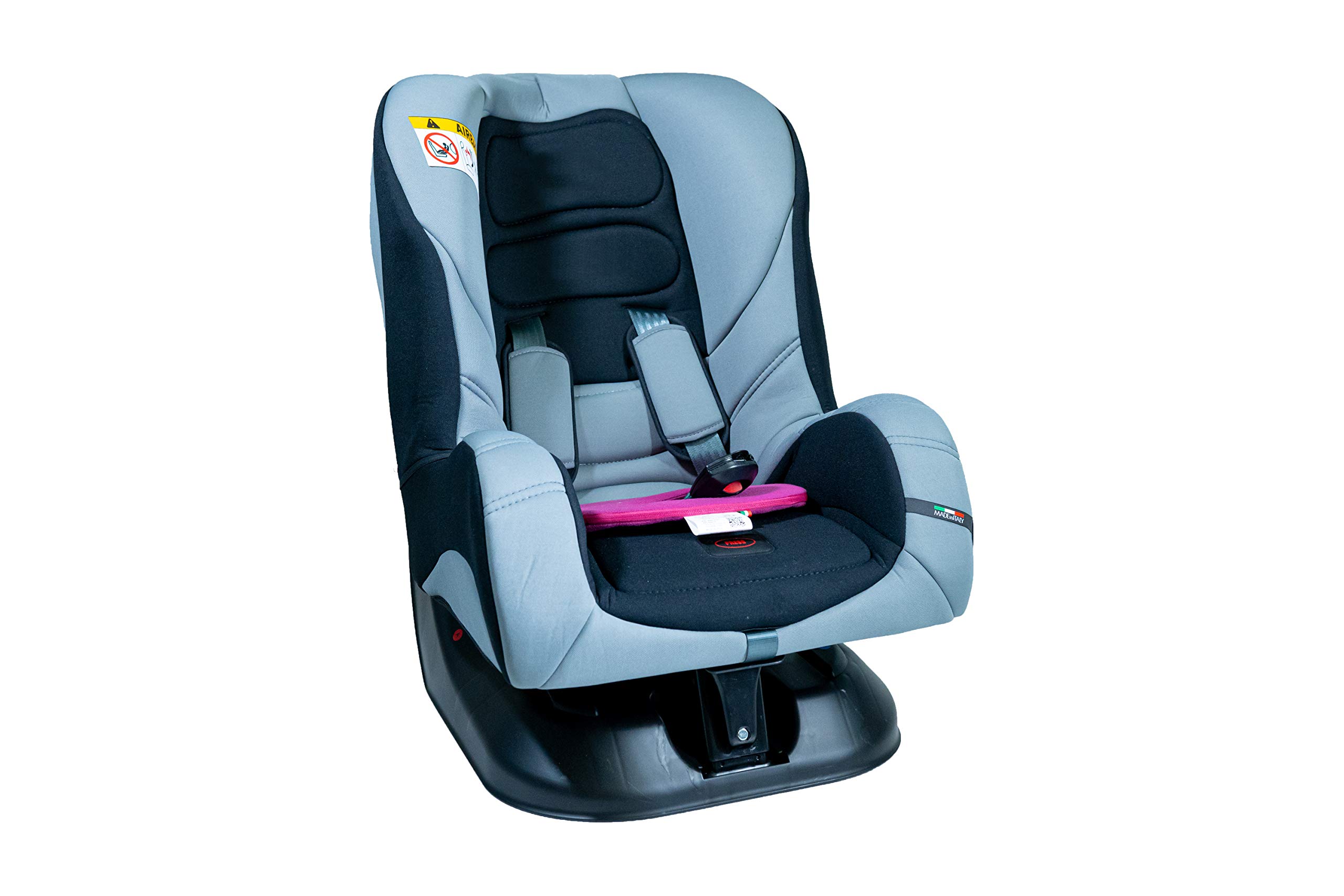 Baby Beep Bbrc1 Cuscino Bluetooth Anti Abbandono Universale per Seggiolini Auto, Rosso (Ciliegia)